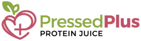 Pressed Plus Protein Juice Logo Colour